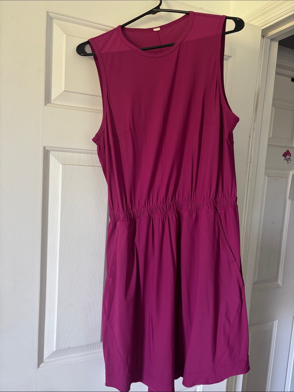 Lulu Sleeveless Berry-Pink Athletic Dress